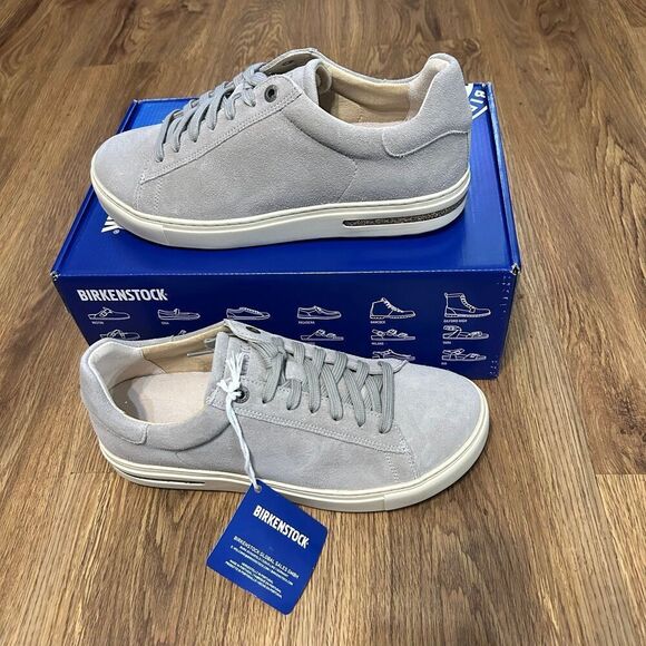 BIRKENSTOCK Ben low stone coin suede lace up shoes sneakers women’s eur 39 new - Picture 9 of 9